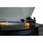 THOMSON TT700 - Giradischi in vinile Premium 33 e 45 Giri - Testina AT91 Audio Technica - Antiskating - Nero - immagine 4