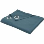 Tenda con occhielli TODAY - 140x240 cm - 100% Cotone - Pavone - immagine 2