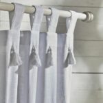 Tenda - TODAY - CHARME - Gambe Chalk Slub - 140 x 240 cm - immagine 5