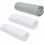 Set di 3 maledizioni essenziali di teday - 140 x 190 cm - 2 persone - 100% cotone - gesso/ acciaio