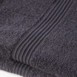 TODAY Essential - Set 2 Asciugamani 50x90 cm 100% Cotone colore antracite - immagine 2