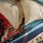 Completo letto - TODAY - JAVA - 2 persone - 240x220 cm - Cotone - Stampa New York - Beige - immagine 2