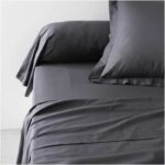 Taie de bocin teday essenziale - 45 x 185 cm - 100% United Cotton - Carbone - immagine 3