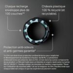 TOMMEE TIPPEE ricariche porta pannolini Twist & Click con GREENFILM antibatterico a lunga durata, confezione da 12 - immagine 3