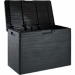 Toomax - Contenitore in resina 160 litri grigio Woody's 77,5 x 44,5 x 52,7 cm
