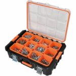 Valigetta organizer - TOOD - 12 scomparti rimovibili - Coperchio trasparente - 53x37x13 cm - immagine 2