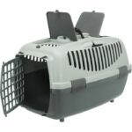 TRIXIE Box da trasporto Capri 3 - S - 40 x 38 x 61 cm - Antracite, grigio e verde - Per cani - immagine 2