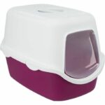 TRIXIE Cassetta igienica Vico - Coperchio - 40 × 40 × 56 cm - Bacca e bianco