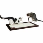 Tiragraffi con giocattolo - TRIXIE - Tappetino in sisal / Peluche - 70 x 45 cm - Naturale / Marrone - immagine 2