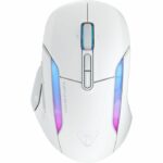 Mouse da gioco wireless - Turtle Beach Kone II Air - Ergonomico - Bianco, Bluetooth, 26.000 DPI, volante 4D