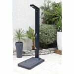 Supporto doccia solare UBBINK - Riserva acqua 20 litri - Antracite - immagine 2