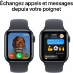 Apple Watch SE GPS - 40 mm - Cassa in alluminio Midnight - Cinturino Sport Midnight - S/M - immagine 4