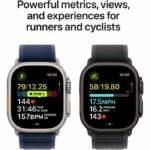 Apple Watch Ultra 2 GPS + Cellular - 49mm - Cassa in Titanio Nero - Cinturino Trail Loop Nero - S/M - immagine 4