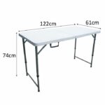 Tavolo pieghevole 120 centimetri 4 pers - immagine 4