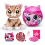 Peluche interattivi - ZURU - Smitten Kittens S1 - 8 gattini da collezionare con suoni e biberon - immagine 4