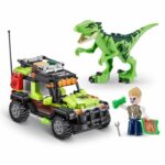 Set di costruzione - ZURU - Dino Adventure Raptor Force - 252 pezzi - Camion incluso - Istruzioni semplici - immagine 3