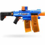 Blaster motorizzato - ZURU - X-SHOT Clip Blaster - 4 caricatori - Gittata 27 m - Estensioni incluse - immagine 6