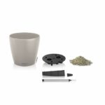 Maceta LECHUZA - Color clásico 28 - Ø 28 x 26 - Kit completo - Marrón arena - 9 L - immagine 2