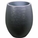 EDA Round Pot Graphit Ø50cm - Capacidad 53L - Anthracite Gray