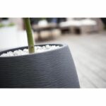 EDA Round Pot Graphit Ø50cm - Capacidad 53L - Anthracite Gray - immagine 4