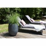 EDA Round Pot Graphit Ø50cm - Capacidad 53L - Anthracite Gray - immagine 5