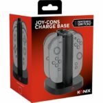 Estación de carga - KONIX - 2 pares de mandos Joy-Con - Indicador LED de carga - Conexión USB-A - Negro - immagine 3