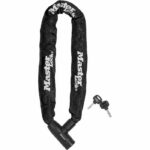Cadena para candado de bicicleta - MASTER LOCK - 90 cm de largo - Acero cementado resistente al corte y aserrado