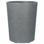 Maceta - DEROMA - Millennium R - Gris ceniza - Con reserva de agua - Altura 53 cm