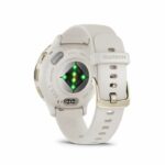 Reloj inteligente con GPS GARMIN Venu 3S, 30,4 mm (1,2"), acero dorado suave, caja color marfil y correa de silicona color marfil. - immagine 4