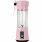 Licuadora portátil - JOCCA - SWEET - 380 ml - 2000 mAh - Con cable USB - Rosa