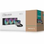 Refrigeración líquida AIO - DEEPCOOL LT360 ARGB - 3 ventiladores ARGB de 120 mm - Negro - immagine 4