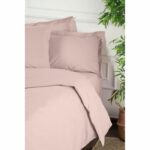 Juego de cama - 1 funda nórdica 220x240 cm + 2 fundas de almohada 60x60 cm - 100% algodón reforzado - Marrón - immagine 2