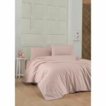 Juego de cama - 1 funda nórdica 220x240 cm + 2 fundas de almohada 60x60 cm - 100% algodón reforzado - Marrón