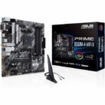 Placa base - ASUS - PRIME B550M-A WIFI II - AMD B550 - Ranura micro ATX AM4