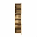 Columna de baño - Decoración roble - L40 x H186 x D31cm - PURE BLISS - immagine 3