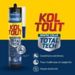 Adhesivo fijador y sellador - CYANOLIT - Total tech - Blanco - Cartucho de 290 ml - Multimaterial - Impermeable y flexible - immagine 3