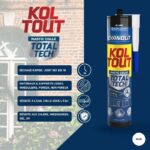 Adhesivo fijador y sellador - CYANOLIT - Total tech - Blanco - Cartucho de 290 ml - Multimaterial - Impermeable y flexible - immagine 4