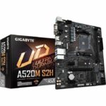 Placa base - GIGABYTE - A520M S2H - Micro ATX - Socket AM4 - DDR4 hasta 64 GB