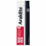 Adhesivo epoxi bicomponente - CYANOLIT - Araldite - Rojo Raprid - 2 x 100 ml - Fraguado rápido - Alta resistencia - Multimaterial