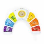 BABY EINSTEIN - Piano musical - Juguete de actividades con luces, música y sonajero, 3 modos - Multilingüe