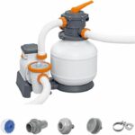 BESTWAY 7,57 m³ / H filtro de arena + prefiltro - Blanco - immagine 6