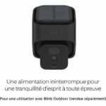 Accesorio de montaje para panel solar de cámara exterior - BLINK HOME SECURITY - Negro - immagine 4