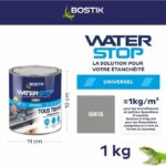 Membrana impermeabilizante - BOSTIK - Waterstop - Reparación de fugas - Envase de 1 kg - Gris - immagine 3