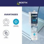 Sellador de baño - BOSTIK - Perfect Joint - Sellador de silicona - Antimoho - Transparente - 280 ml - immagine 4
