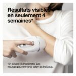Depiladora de luz pulsada - BRAUN - PL3020 - 3 niveles de intensidad - 300.000 destellos - Rostro y cuerpo - immagine 3