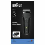 Afeitadora eléctrica BRAUN Serie 3 - Negra - Batería de 30 minutos de duración - Carga rápida en 5 minutos - immagine 4