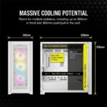 Caja para PC - CORSAIR - FRAME 5000D RS ARGB Airflow - Semitorre - Blanco - CC-9011310-WW - immagine 2