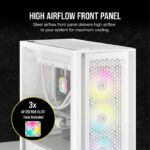 Caja para PC - CORSAIR - FRAME 5000D RS ARGB Airflow - Semitorre - Blanco - CC-9011310-WW - immagine 6