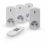 CHACON Kit de 4 tomas de encendido / apagado con control remoto + control remoto - immagine 2