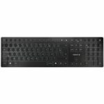 Teclado inalámbrico de 2,4 GHz con Bluetooth - CHERRY KW 9100 SLIM - Recargable - Negro
